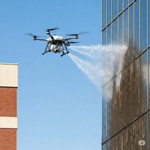 drone il bina temizligi calismalari